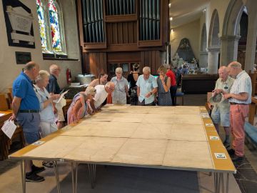 Tithe Map Display, St Lawrence Church, 27th June 2026 - click photo for more